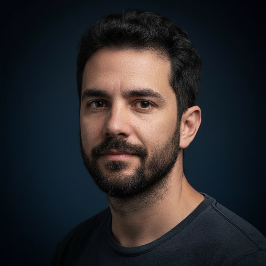 Depois — linha de barba reestruturada, costeletas densificadas